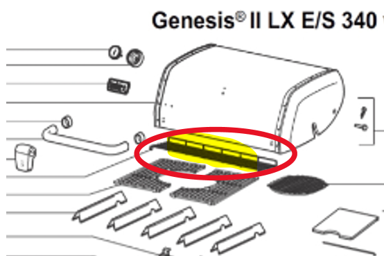 Warmhalterost zu Genesis II LX 300
