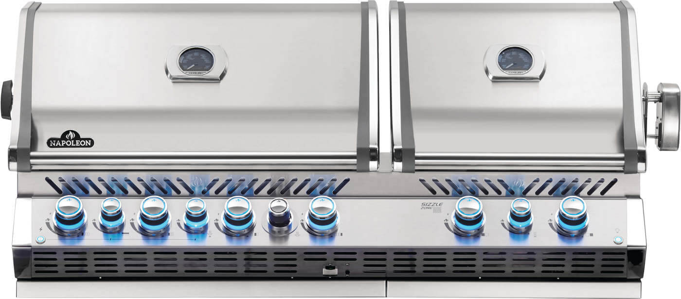 Prestige PRO&trade; 825, Edelstahl, Einbaugrill, inkl. Drehspie&szlig;