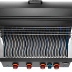 Oasis Compact 105, Mattschwarz, mit BIG32-1 und Einbau SIZZLE ZONE&trade;