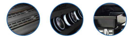 Phantom, Rogue&reg; PRO 30 Plancha, SIZZLE ZONE&trade; Seitenbrenner, mattschwarz