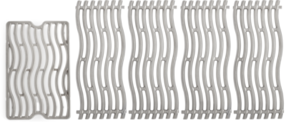 Gegossene Edelstahlroste f&uuml;r Prestige&reg; (BI/PRO) 500 (5-teilig)