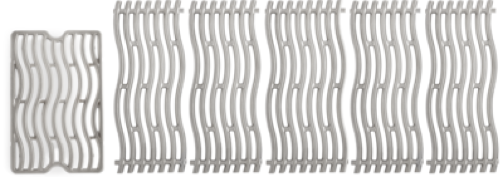 Gegossene Edelstahlroste f&uuml;r Prestige&reg; /Pro 665 (6-Teile)