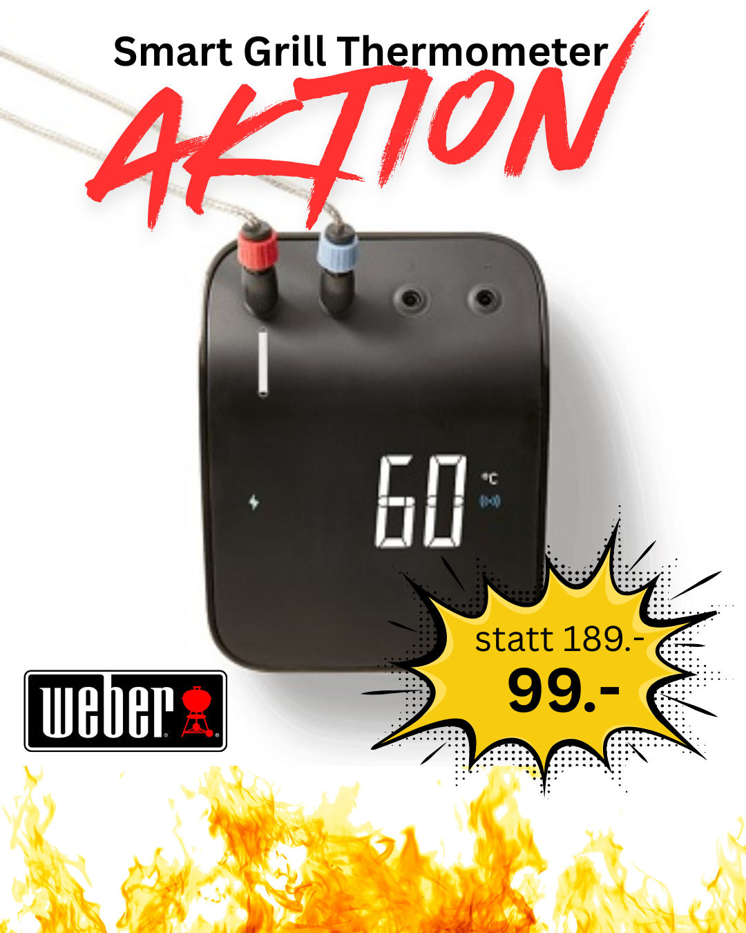 Weber Connect Smart Grilling Hub Thermometer