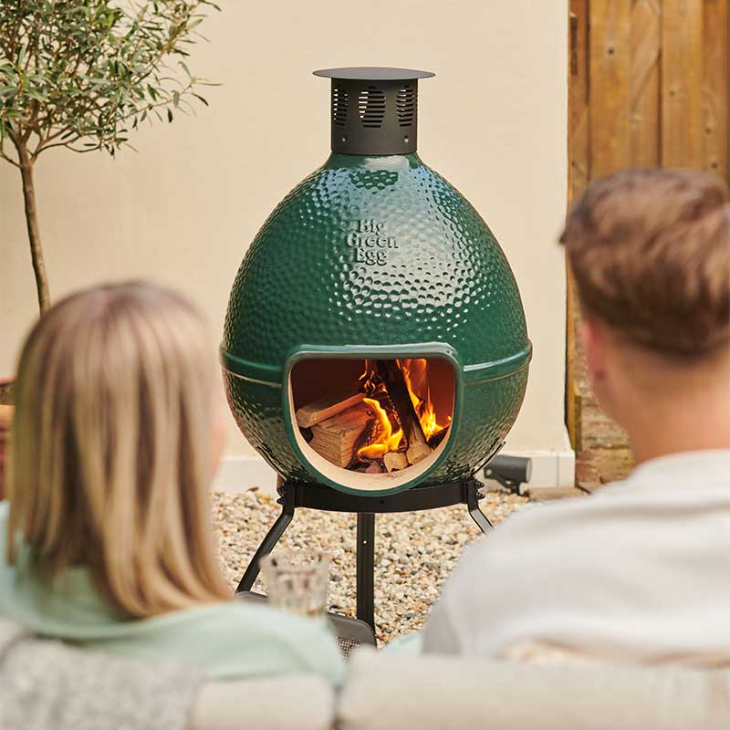 Big Green Egg Chiminea Terrassenofen limitierte Auflage