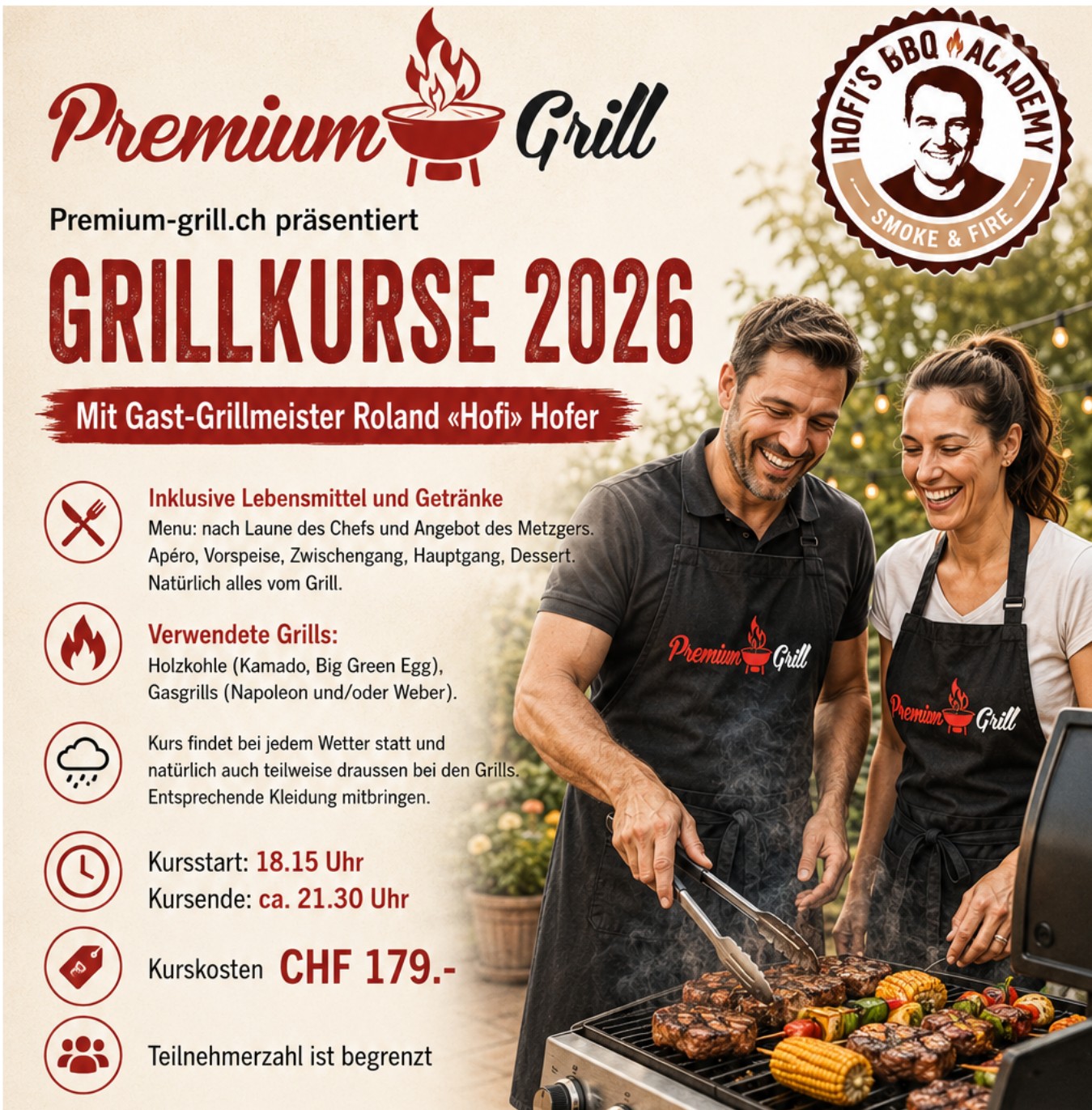 Grillkurse von Premium-Grill.ch
