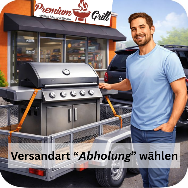 Grillmontage, Versandart im Checkout w&auml;hlen