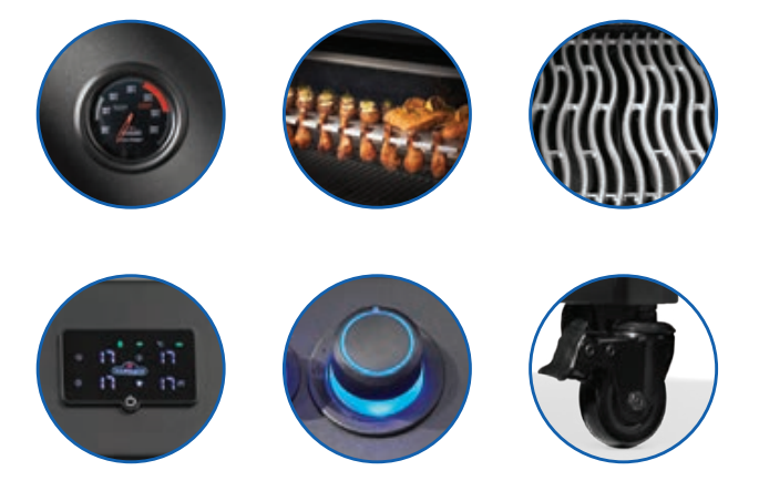 Phantom, Prestige® 500, Connected, gegossenem Edelstahl Rosten, Mattschwarz