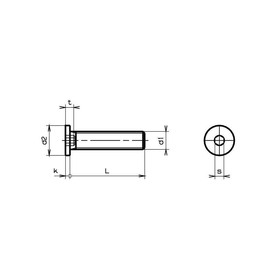 Zyl-Schrauben In-6Kt<br>