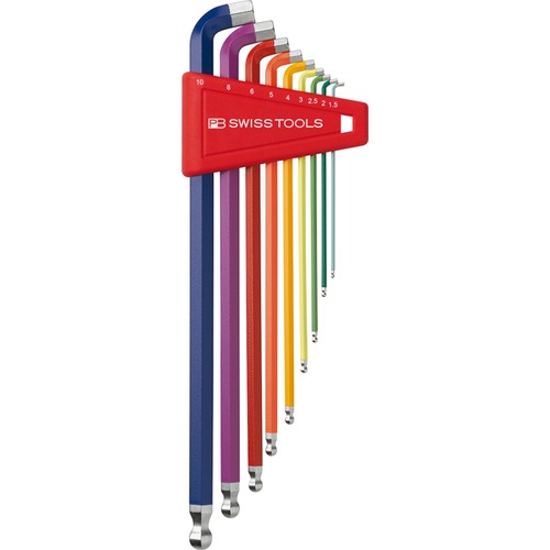 PB SWISS TOOLS 410 H 6-25.RB Stiftschlüssel für Torx ® Rainbow NEU 