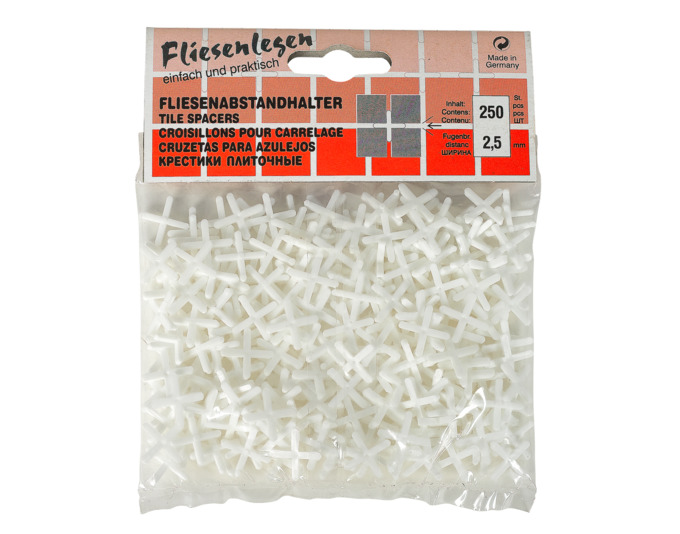 Fliesenkreuze plastik 2.5 mm<br> Groesse: 2,5 mm