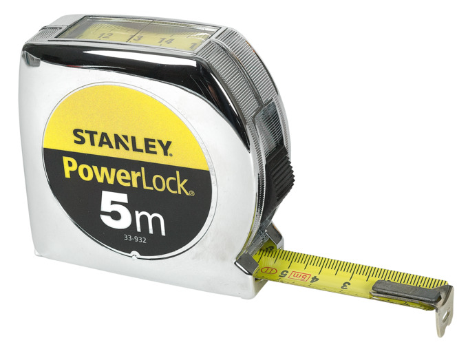 Rollmeter Powerlock 5m Sichtf.<br> Groesse: 5 m