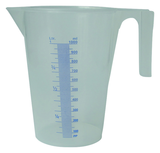 Messbecher trsp. 0.25 Liter