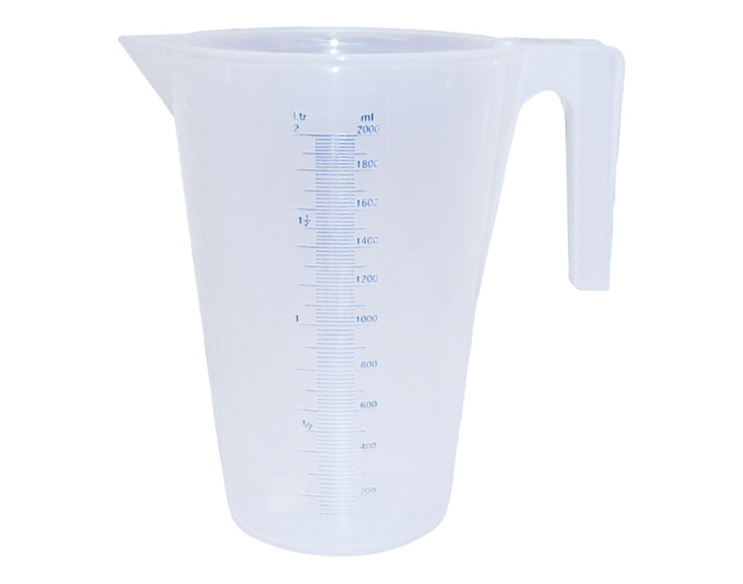 Messbecher transp. 2.0 Liter<br> Inhalt: 2 Liter