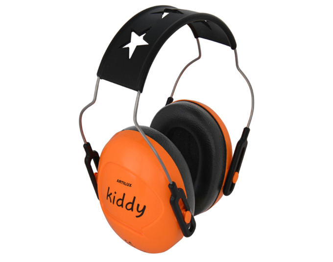 Kindergehörschutz Kiddy<br> Farbe: neon-orange