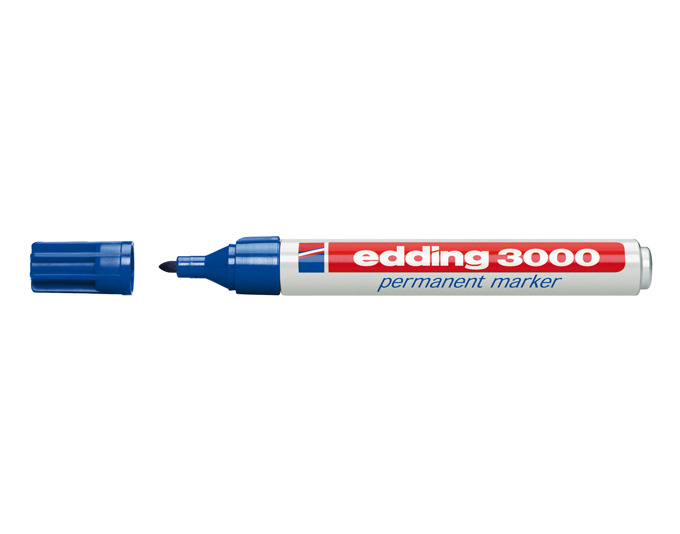 Permanent Marker 3000-3 blau<br> Groesse: blau  