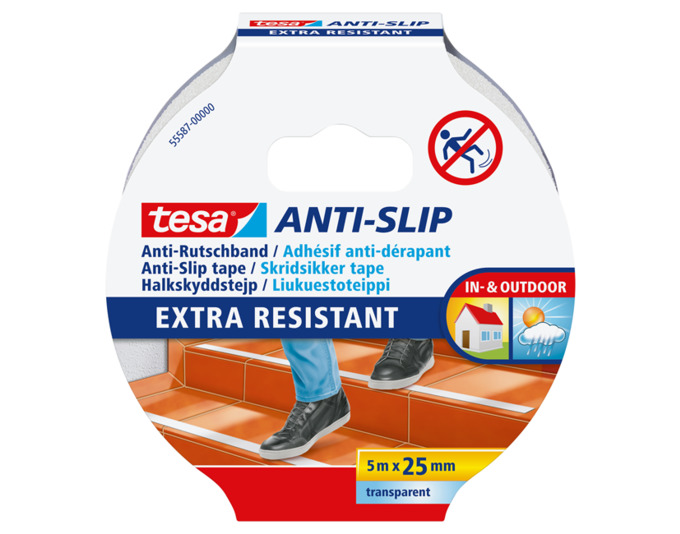 Antirutschband Bad-Dusche 5m:25mm<br>