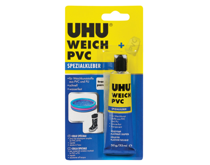 Kunststoffkleber weich 30g Uhu ideal für PVC<br>