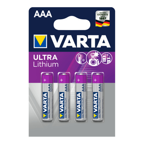 Batterien Ultra Lithium4xAAA