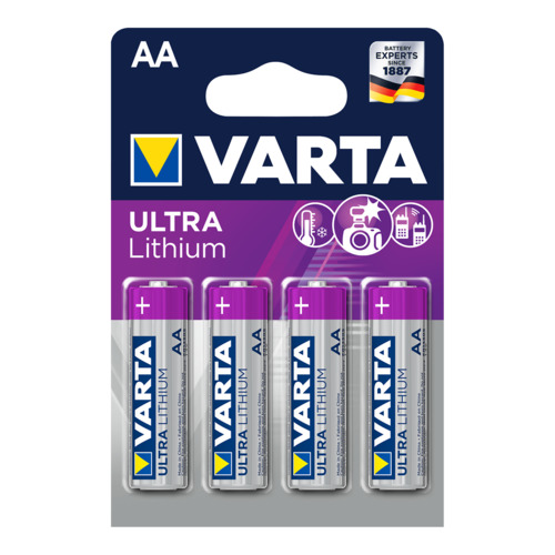 Batterien Ultra Lithium 4xAA<br>