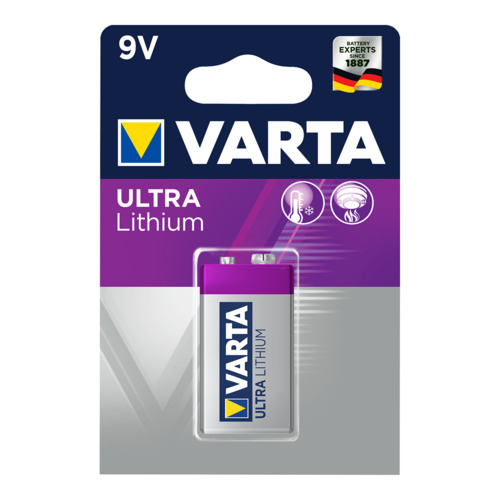 Batterien Ultra Lithium 1x9V<br>