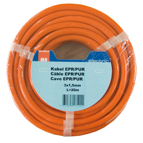 Kabel PUR 3x1.5, 20m orange<br>