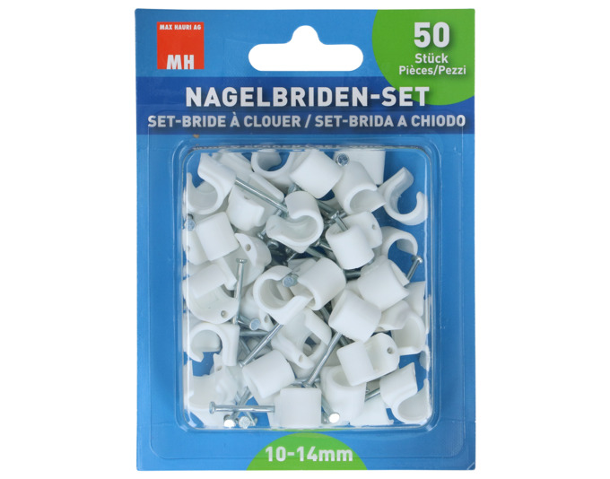 Kabelbriden 10-14mm ws à 50 Stück<br>