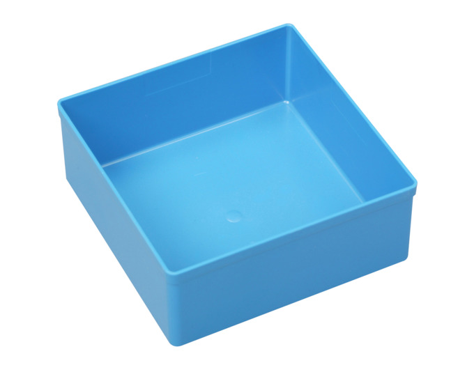 Einsatzbox blau 108x108x45mm