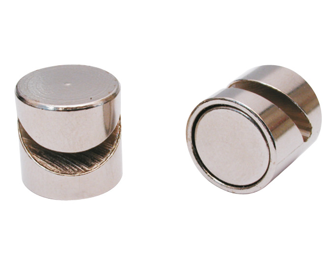 Deckenmagnet silber D12mm/H12mm SB 2Stk.<br>