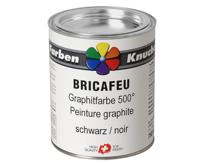 Graphitfarbe 500° Bricafeu<br> Groesse: 125 ml