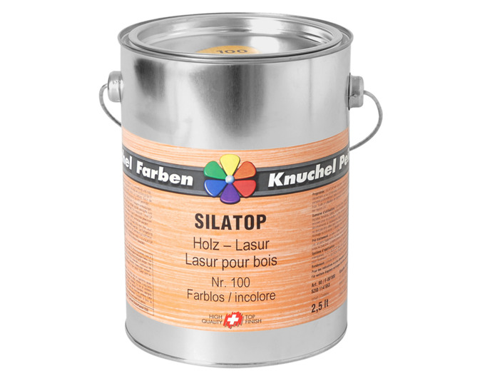 Holzschutzlasur Silatop 2,5l<br> Farbe: farblos