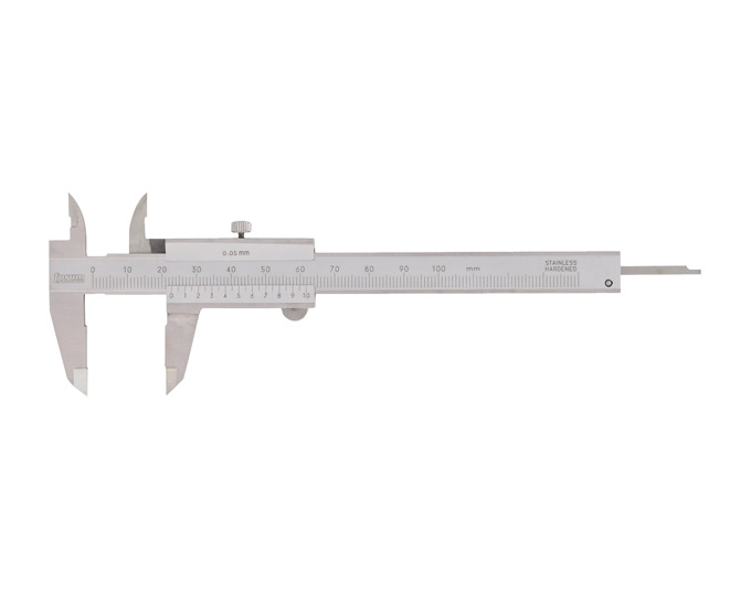 Schieblehre klein 100 mm mit Festststellschr.<br>