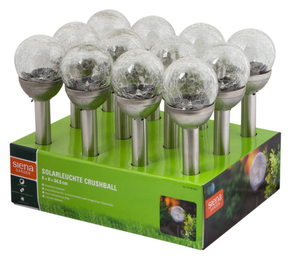 Solarleuchte Crushball XL, LED