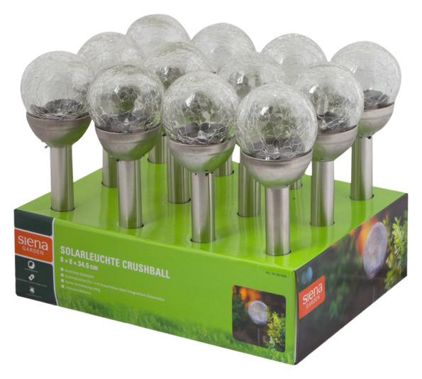 Solarleuchte Crushball 1 LED