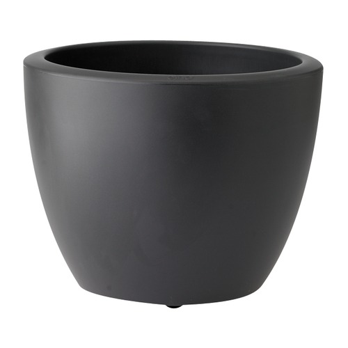 Topf pure soft round Räder Grösse: 50cm x h37.4cm anthracite 