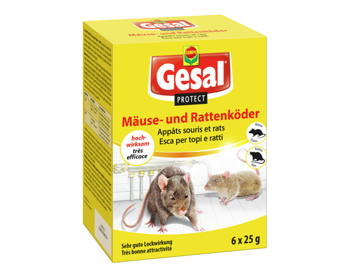 Mäuse-Rattenköder 6x25 gr