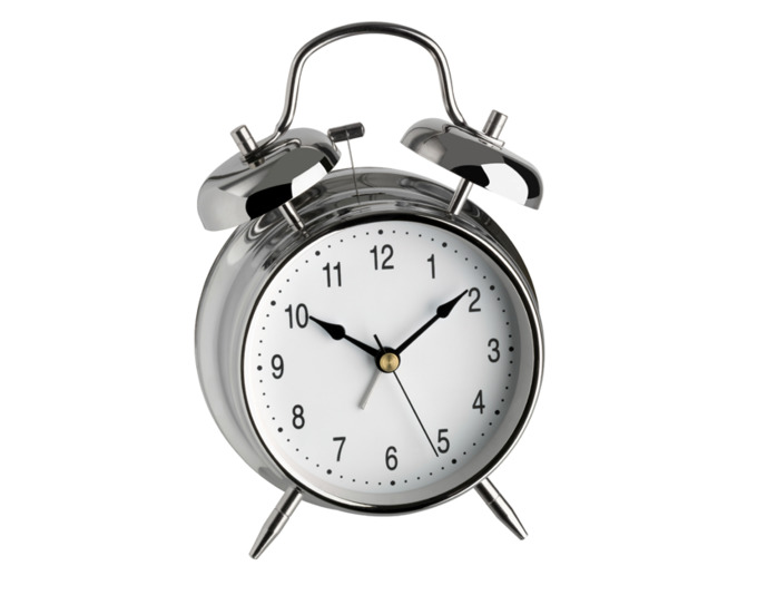 Wecker Nostalgie Chrom