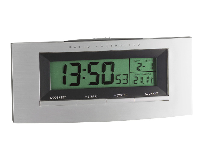 Funk-Wecker mit Thermometer
