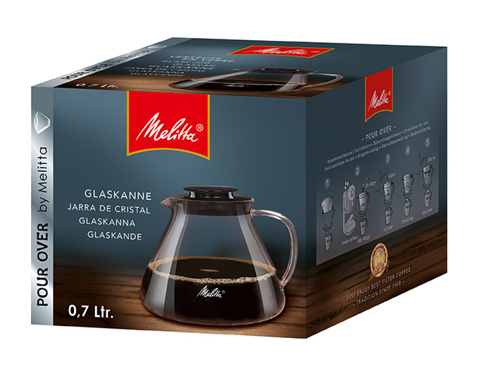 Glaskrug 700ml zu Kaffeefilter