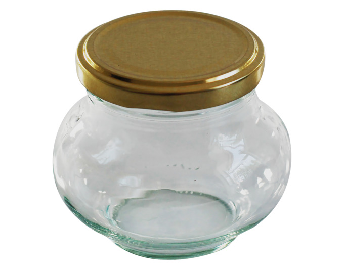 Konfi- Honigglas mit Deckel