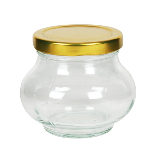 Konfi- Honigglas mit Deckel<br>