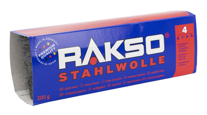 Stahlwolle Nr. 4 à 200g<br>