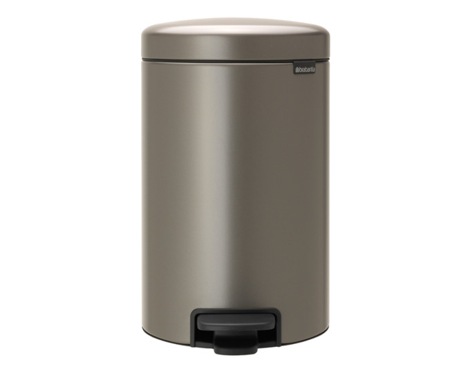 Treteimer platinum NewIcon 12 Liter<br> Farbe: platinum