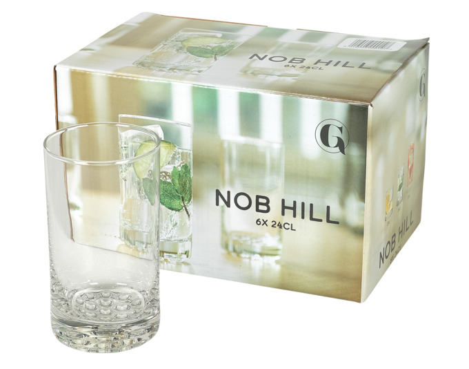 Becher Nob Hill 24 cl<br> Inhalt / Höhe / Durchmesser: 24 cl / H 11.4 cm / Ø 6.5 cm