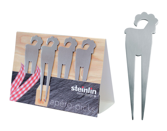 Apéropicks Steinbock Inox<br>