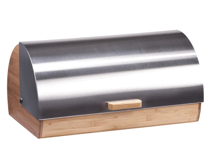 Brotkasten Bamboo/Inox<br>