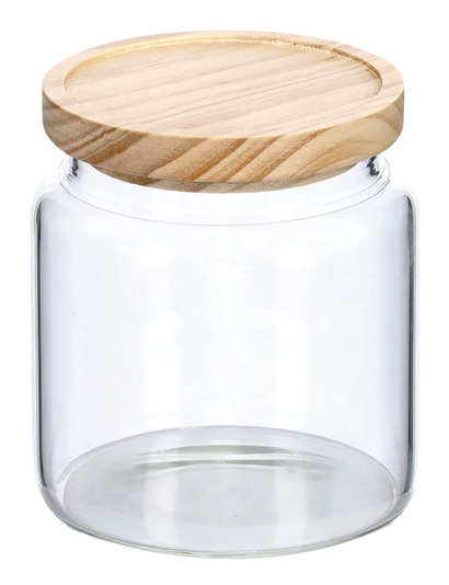 Vorratsglas mit Holzdeckel