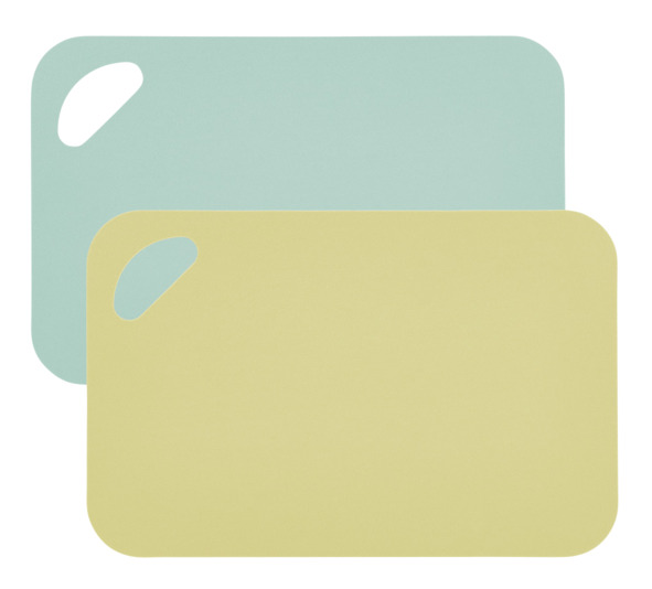 Schneidmatten-Set 2-teilig Farbe/Grösse: limone/mint Kunststoff 19x29cm