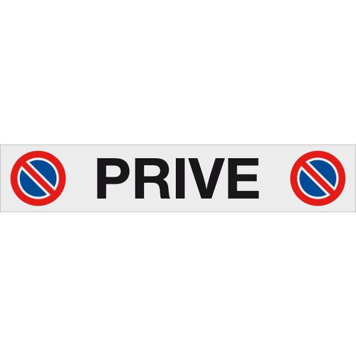 Schild Privé/Parcage interdit