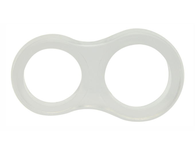 Griffpuffer transparent 4ST, 16-20mm<br>