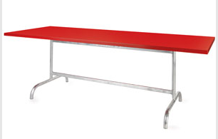 Tisch Säntis 180x80 rot